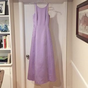Purple Formal Dress with back detail